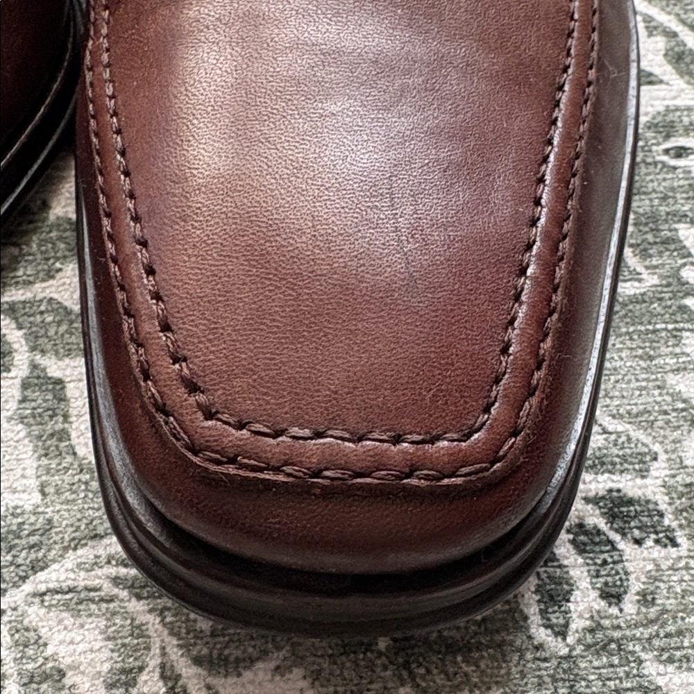 Men’s Bruno Magli slip on loafers size 12 brown Excellent condition - Picture 8 of 12